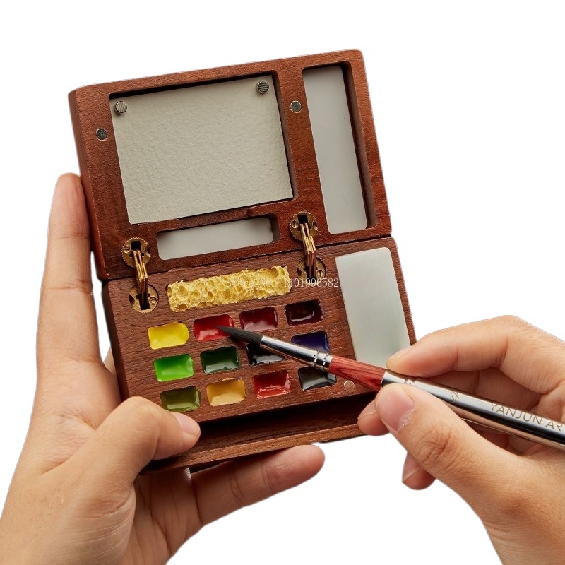 Pudełko na farby podróżne z li – Gouache Paint Set recenzja i cena